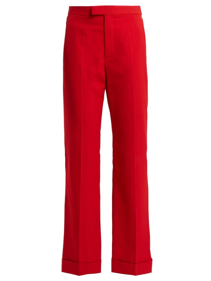 Maison Margiela Flared Cropped Trousers