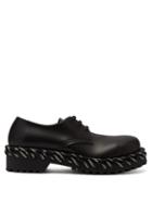 Matchesfashion.com Balenciaga - Rope Stitched Leather Shoes - Womens - Black