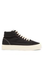 Matchesfashion.com Stepney Workers Club - Varden High-top Canvas Trainers - Mens - Black