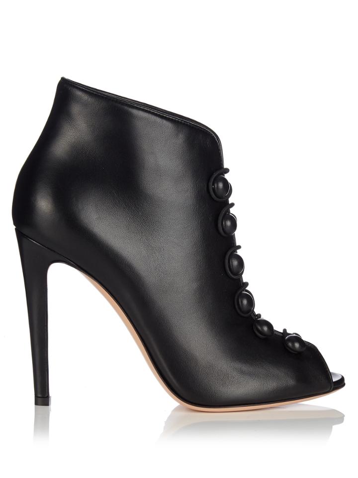 Gianvito Rossi Imperia Leather Ankle Boots