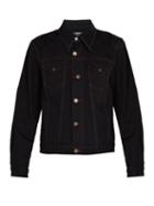 Matchesfashion.com Calvin Klein 205w39nyc - Andy Warhol Cotton Denim Trucker Jacket - Mens - Black