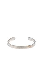 Maison Margiela - Logo-engraved Sterling-silver Bracelet - Mens - Silver