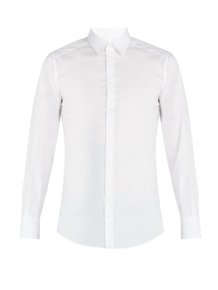 Dolce & Gabbana Johnny Stretch-poplin Shirt