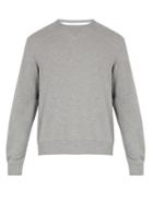 Calvin Klein 205w39nyc Badge-appliqu Cotton-jersey Sweatshirt