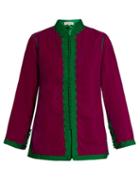 Matchesfashion.com Muzungu Sisters - Dalia Velvet Jacket - Womens - Green Multi