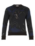Valentino Panther-print Cotton-blend Sweatshirt
