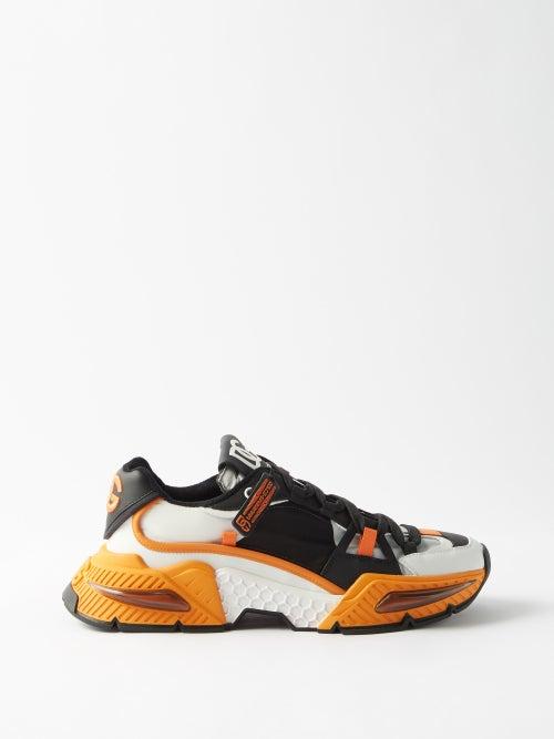 Dolce & Gabbana - Air Master D & G-logo Neoprene And Leather Trainers - Mens - Multi