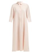 Matchesfashion.com Jil Sander - Galalite Shirtdress - Womens - Light Pink