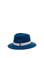 Matchesfashion.com Maison Michel - Andre Showerproof Felt Hat - Womens - Blue
