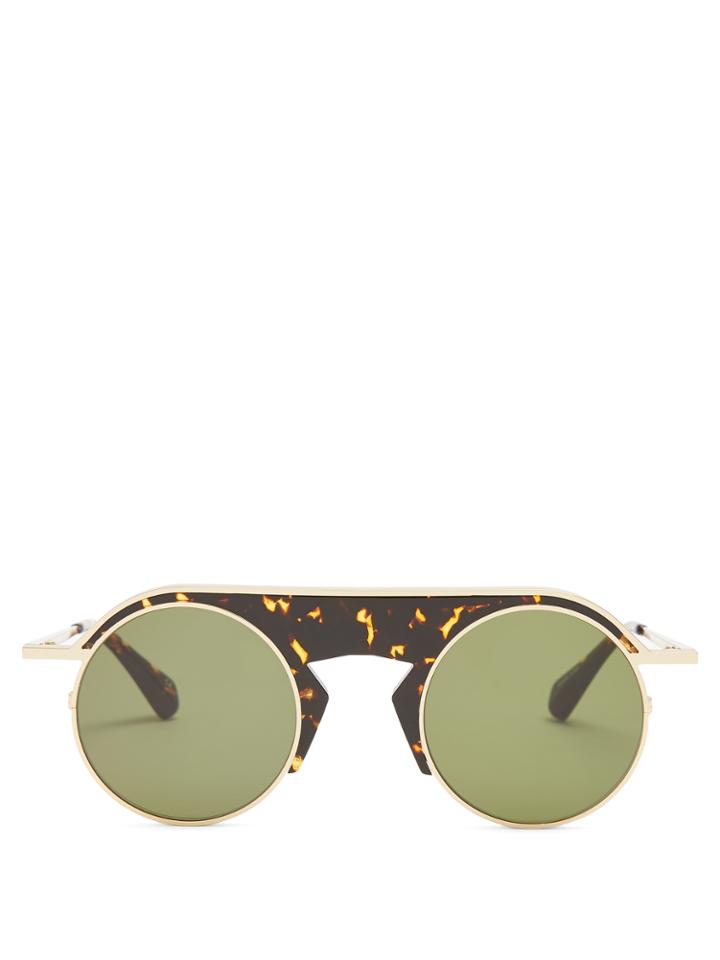 Kaleos Watney Round-frame Sunglasses