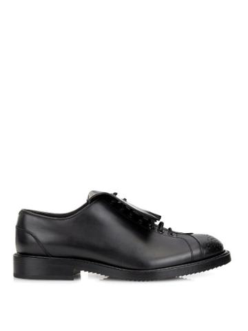 Cerruti 1881 Paris Fringed-buckle Leather Shoes