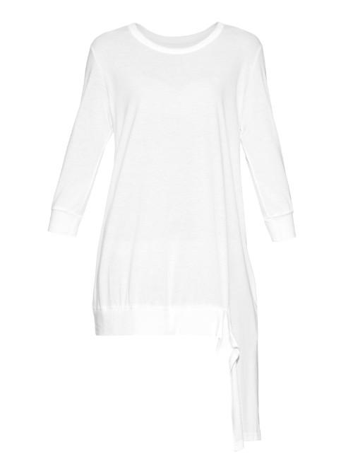Y's By Yohji Yamamoto Contrast-hem Jersey Dress