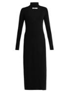 A.l.c. Rojo High-neck Cut-out Long-sleeved Dress