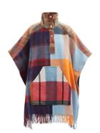Rave Review - Cobain Tartan Upcycled Wool-flannel Cape - Womens - Multi