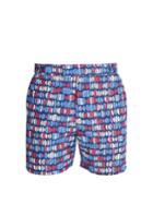 Frescobol Carioca Tailored Aquarela-print Swim Shorts