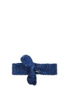 Matchesfashion.com Reinhard Plank Hats - Bow Raffia Knit Headband - Womens - Blue