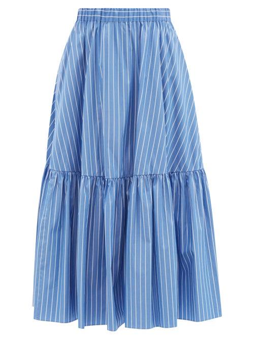 Weekend Max Mara - Aire Skirt - Womens - Light Blue