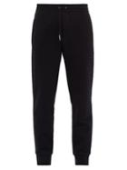 Matchesfashion.com Ralph Lauren Purple Label - Logo Embroidered Cotton Blend Track Pants - Mens - Black