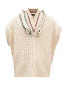 Y/project - Triple-neckline Wool-blend Sleeveless Sweater - Mens - Beige