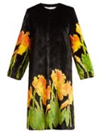 Matchesfashion.com Shrimps - Daffodil Faux Fur Coat - Womens - Black Multi