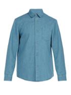 Matchesfashion.com A.p.c. - Stitch Denim Shirt - Mens - Blue