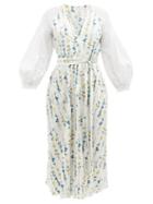 Ladies Rtw Borgo De Nor - Mia Floral-print Cotton Dress - Womens - Multi