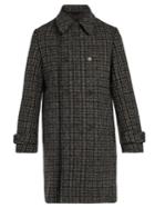 Stella Mccartney Houndstooth Wool-blend Coat