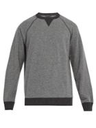 Thom Sweeney Crew-neck Cashmere And Wool-blend Sweater