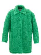 Stand Studio - Gwen Faux-fur Coat - Womens - Green