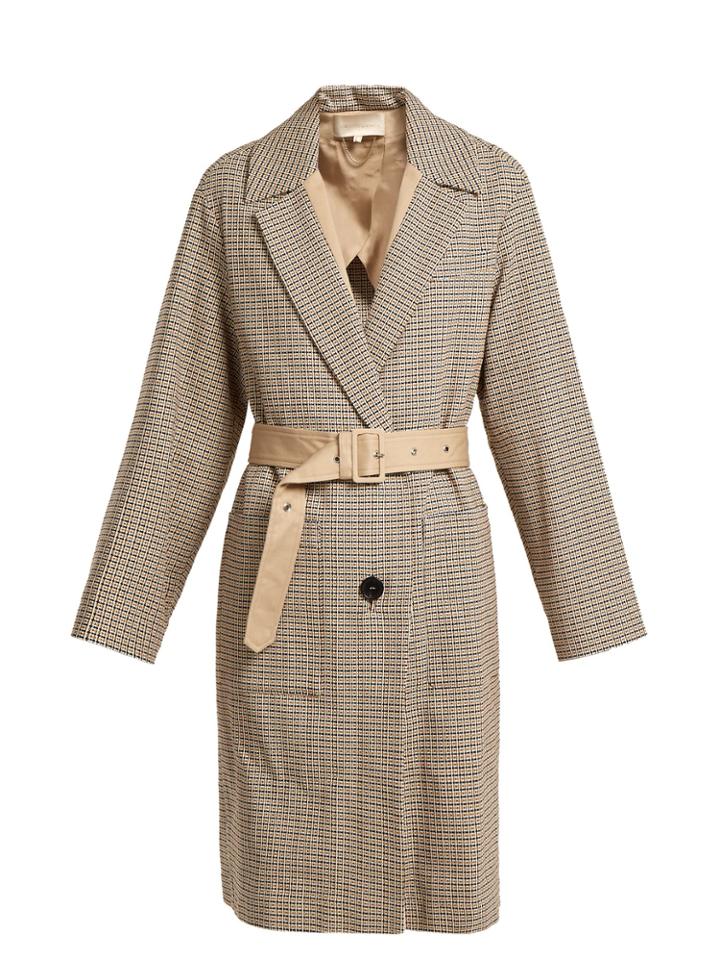 Vanessa Bruno Iambo Checked Cotton Coat