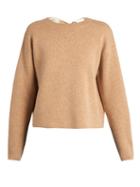 Proenza Schouler Double-faced Cashmere-knit Self-fastening Sweater