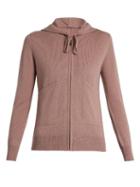 Pepper & Mayne Zip-up Cashmere Hooded Sweater
