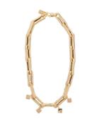 Matchesfashion.com Lauren Rubinski - Love-charm Link-chain 14kt Gold Necklace - Womens - Yellow Gold