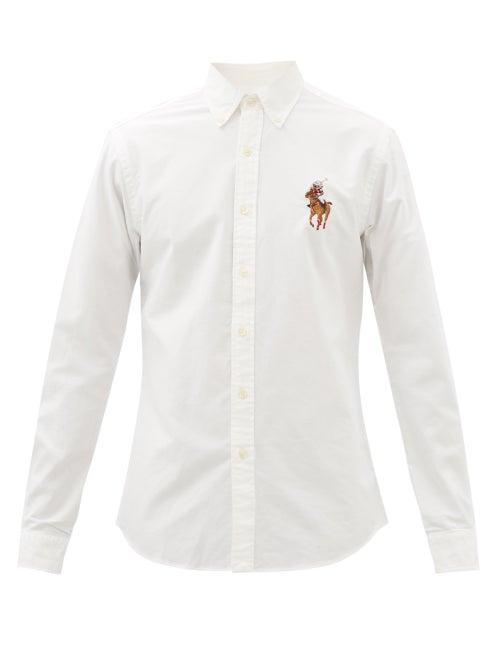 Polo Ralph Lauren - Logo-embroidered Cotton-oxford Shirt - Mens - Multi