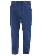 Matchesfashion.com Saturdays Nyc - Shaw Drawstring-waist Jeans - Mens - Blue