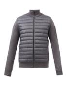 Canada Goose - Hybridge Quilted-shell And Wool Down Jacket - Mens - Grey