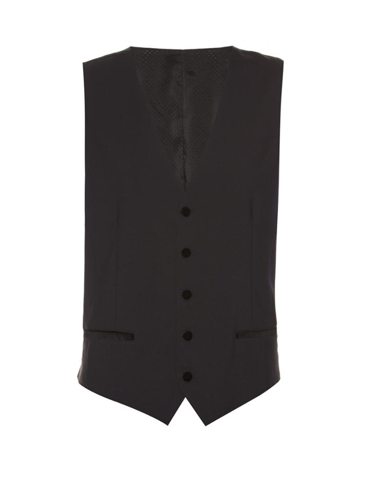 Dolce & Gabbana Single-breasted Satin-backed Waistcoat
