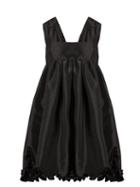 Matchesfashion.com Cecilie Bahnsen - Bow Detail Satin Dress - Womens - Black