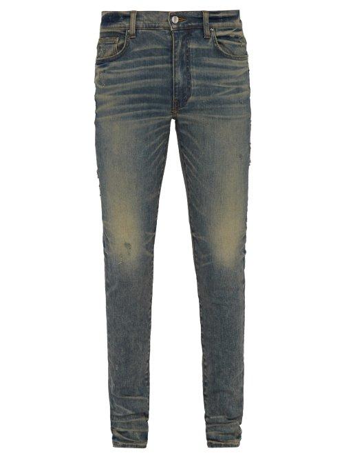 Matchesfashion.com Amiri - Stack Slim Leg Jeans - Mens - Indigo