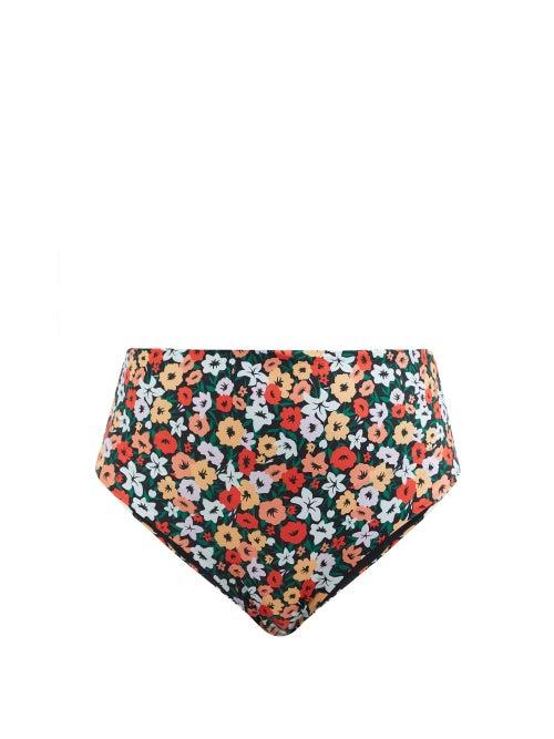 Agua By Agua Bendita - Magenta Recycled-fibre High-rise Bikini Briefs - Womens - Red Print
