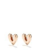 Annika Inez - Heart 14kt Gold-filled Sterling-silver Earrings - Womens - Gold