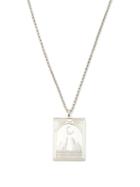 Tom Wood - Tarot Moon Sterling Silver Necklace - Mens - Silver