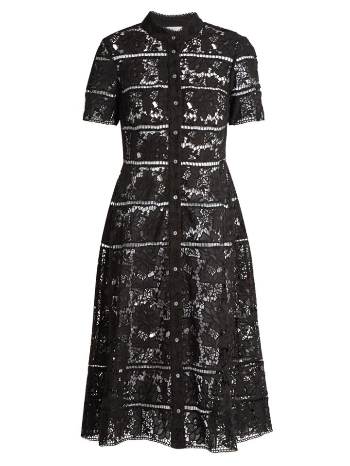 Zimmermann Gossamer Bell-lace Cotton Dress