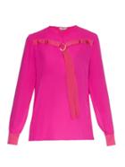 Edun Long-sleeve Silk-chiffon Blouse