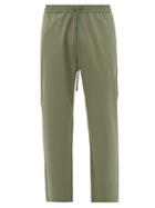 Matchesfashion.com Barena Venezia - Bativoga Drawstring-waist Wool Trousers - Mens - Green