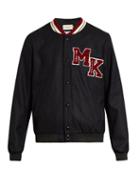 Maison Kitsuné Logo-appliqu Wool-blend Teddy Jacket