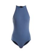 Matchesfashion.com Rochelle Sara - The River Swimsuit - Womens - Blue