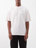 Acne Studios - Face-logo Cotton-jersey T-shirt - Mens - Pink