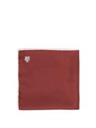 Dunhill Logo-print Silk Pocket Square