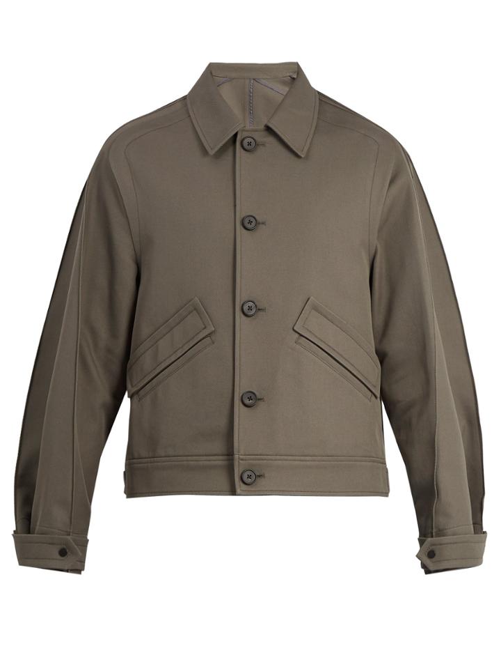 Wooyoungmi Pintucked Detail Cotton Jacket